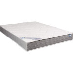 Matelas mousse 90x200 ? �paisseur 21 cm ? fermet� ferme ? coutil stretch 100% polyester anti - acariens ...