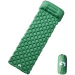 Vidaxl - matelas de camping gonflable avec oreiller 1 personne vert