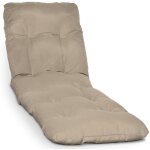 Matelas coussin pour bain de soleil flair rl nature, 190x60x8 cm - beautissu