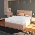 Baldiflex - matelas easy silver h 15 cm avec revetement en tissu antibacterienne 90x200 cm