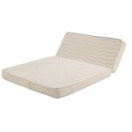 Matelas bz 120x190 cm - 15 cm - dim assise 60 cm - 5 zones de confort - haute rsilience - oreiller visco ...