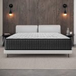 Matelas gamma 160x200 cm - hybride - 30 cm - ressorts ensach�s - m�moire de forme - mousse hr 35 kg - ...