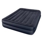 Matelas gonflable lectrique 2 places 'fibertech' bleu
