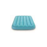 Matelas gonflable floqu pour enfant intex - 157 - bleu clair