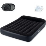 Matelas gonflable intex 64150nd pour 2 personnes + pompe électrique intégrée 152 x 203 x 25 cm noir Matelas gonflable intex 64150nd pour 2 personnes + pompe électrique intégrée 152 x 203 x 25 cm noir