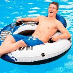 Matelas gonflable rond 'rivi�re' - � 135 cm, poids 2, 60 kg (58825)