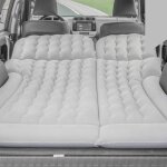 Matelas gonflable voiture, lit pliant avec pompe � air et oreillers, portable avec surface floqu�e, multifonct ...