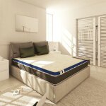 Baldiflex - matelas hybride avec ressorts ensaches et m�moire de forme 5 cm energy 700 mesure 160x200 ...