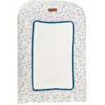 Matelas � langer avec housse en coton bleu 50x75 cm
