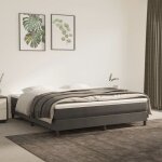Vidaxl - matelas de lit � ressorts ensach�s gris fonc� 180x200x20 cm