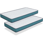 Xaluca - matelas lot 2 confort pro 80x160 Épaisseur 14 cm ? rembourrage super soft - juvénil - idéal ... Xaluca - matelas lot 2 confort pro 80x160 Épaisseur 14 cm ? rembourrage super soft - juvénil - idéal ...