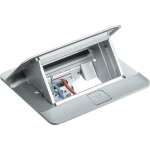 Tourelle bticino pop - up 4 modules finition aluminium 150647na