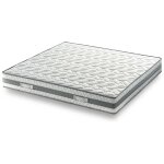 Provence literie - matelas 90x200 cm m�moire de forme 21 cm ferme - 7 zones de confort - noyau aertech ...