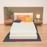 Miasuite - matelas 120x190 mousse  mmoire de forme, hauteur 20 cm - revtement aloe vera live