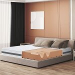 Matelas orthopdique 90 x 190 en mousse antibactrienne hauteur 25 cm revtement 3d air en fibre hypoallergni ...