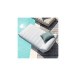 J - line - matelas piscine 160x82x50 cm en polypropylne gris clair - gifty