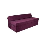 Viking choice - matelas pliable avec oreiller - housse lavable - 200cm x 120cm x 10cm - bordeaux Viking choice - matelas pliable avec oreiller - housse lavable - 200cm x 120cm x 10cm - bordeaux