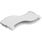 Matelas � ressorts bonnell moyen 90x190 cm vidaxl