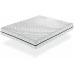 Dreamdi - matelas ressorts ensachs 160x200 eros, epaisseur 24 cm, 7 zones de confort. dhoussable. hyginique ...