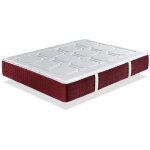 Xaluca - matelas ressorts ensaches 90x200 spring supreme, epaisseur 30 cm, mousse mousse, 7 zones de ...