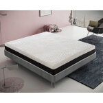 Matelas � ressorts ensach�s, mousse � m�moire de forme, hauteur 25 cm, orthop�dique, �lastique et ind�formable ...