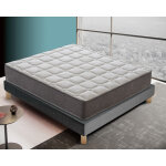 Matelas ressorts hybrid + sommier - lit sommier tapissier dco orthopdie resistant jusqu' 120 kg par ...