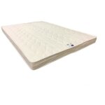 Matelas + sommier - soutien ferme 130x190 x 13 cm - 5 zones de confort - ame mousse rembourrage 100 % ...