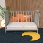Miasuite - matelas 60x140 haut 14 cm pour lit bébé - déhoussable, revêtement aloe vera lupin baby Miasuite - matelas 60x140 haut 14 cm pour lit bébé - déhoussable, revêtement aloe vera lupin baby