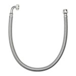 Mateu - flexible sanitaire 120cm ff 20x27 coude dn13 tresse / douille inox 1p