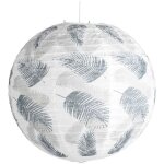 Mathias luminaires - mathias - boule papier moana grise