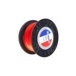 Matijardin - fil nylon 4, 5 mm x 98 m. carr. orange. bobine. fil dbroussailleuse