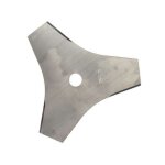 Lame 3 dents d�broussailleuse � 250 mm al�sage 25, 4 mm epaisseur 2 mm