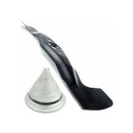 Lame tondeuse pour honda hrb, hrd, hrg, hrh, izy 53, 5 cm avec c�ne