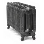 Matisre - radiateur fonte sur pieds - hauteur 470mm - longueur 278mm - 133 watt - epaisseur 225mm - ...
