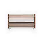 Matis�re - s�che - serviette eau chaude horizontal - couleur marron ral 8004 - hxl 300x1400mm - 405 watt ...