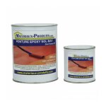 Matpro - peinture poxy sol et mur mat - 1 kg blanc