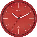 Maul - horloge murale jump, horloge radio - pilote, rouge