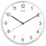 Maul - horloge murale sprint, horloge radio - pilot�e, blanc