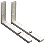 Support micro - ondes blanc 360 / 500 x 220 mm.