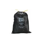 Maxiburo - sacs poubelle 30 litres liens coulissants carton de 200 Maxiburo - sacs poubelle 30 litres liens coulissants carton de 200