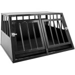 Maxxpet cage pour chien - caisse de transport pour chien pliable - 2 portes - cage chien voiture en aluminium ...