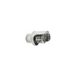 Cheminee chapeau d?extremite d?echappement des fumees murales inox dn 80mm avec habillage pluie