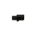 Embout d?echappement des fumees a paroi inox noir dn 100 mm avec habillage pluie. Embout d?echappement des fumees a paroi inox noir dn 100 mm avec habillage pluie.