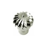Mbm ? terminal de chapeau de vent pour conduit de chemin�e dn 120 ? acier inox 316 ? temp�rature jusqu'� ...