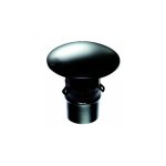 Embout de chapeau chinois male conduit de cheminee, tuyau 100 mm en acier inoxydable peint noir granules ... Embout de chapeau chinois male conduit de cheminee, tuyau 100 mm en acier inoxydable peint noir granules ...