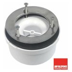 Mcalpine - bonde siphon universel  vacuation verticale pour receveur de douche, diam. 90 mm, sortie ...