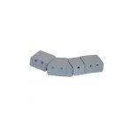 Mccover - arrêts aluminium pour profil de jonction toiture polycarbonate (x5) - coloris - aluminium, ... Mccover - arrêts aluminium pour profil de jonction toiture polycarbonate (x5) - coloris - aluminium, ...