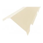 Mccover - faitire crante double pour bac acier 1045 - l 2100mm - coloris - beige 1015, hauteur - 260 ...