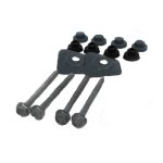 Mccover - kit de 50 fixations et étanchéité tuile pvc - coloris - gris Mccover - kit de 50 fixations et étanchéité tuile pvc - coloris - gris