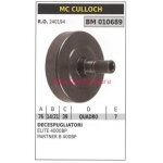 Cloche d'embrayage mc culloch dbroussailleuse elite 4000bp partner b 400bp 010689